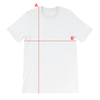 Bella+Canvas 3001 T-Shirt Measurment