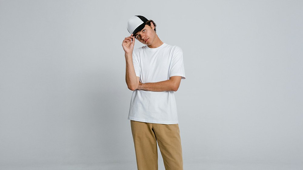 Man wearing t-shirt